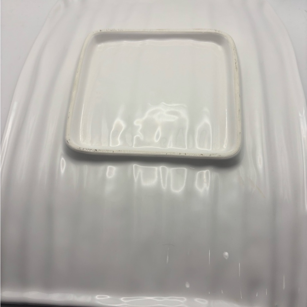 White Asparagus Ceramic Tray/Plate - Picture 8 of 10